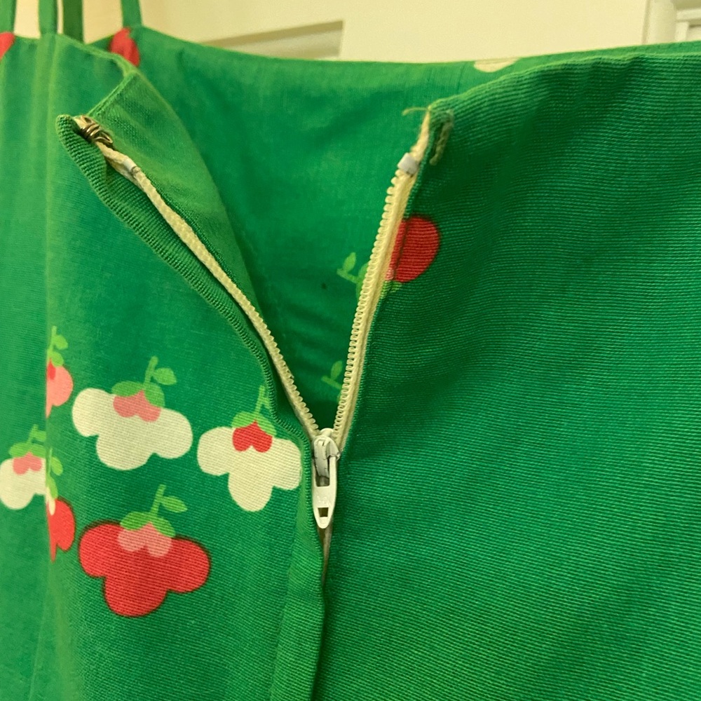 Vintage Green Floral Talbots dress - Picture 5 of 11